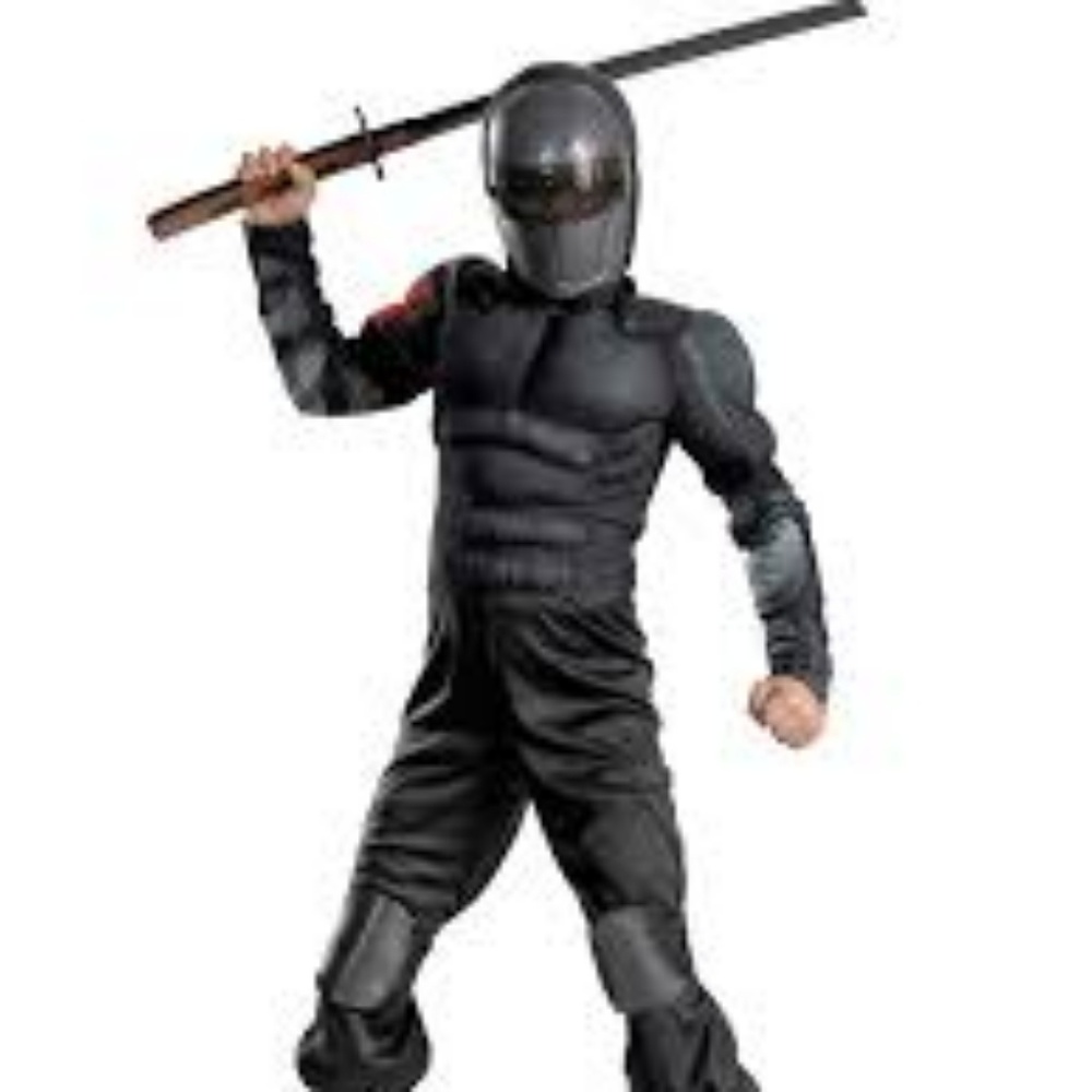 *NWT DISGUISE SNAKE EYES SIZE SMALL 4 - 6 COSTUME